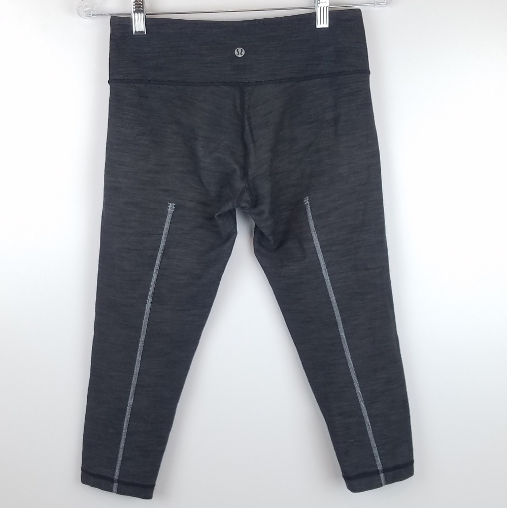 LULULEMON | WUNDER UNDER CHARCOAL LEGGINGS